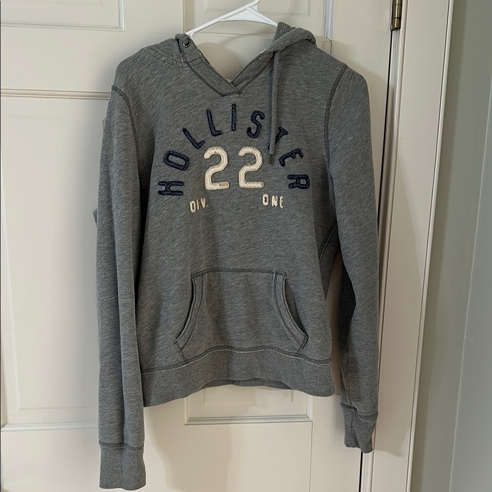 Hollister Gray Classic Athletic Sweatshirt